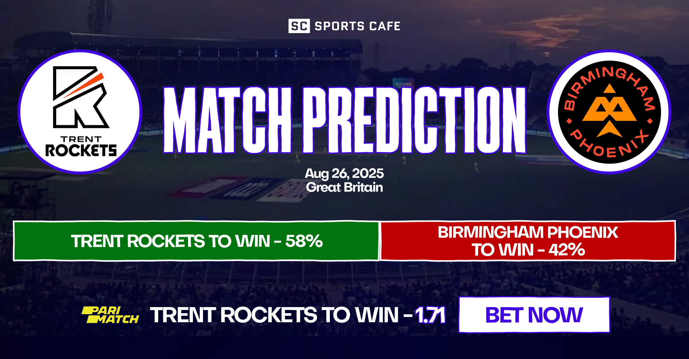 Trent Rockets vs Birmingham Phoenix